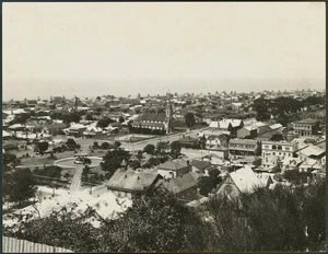 Napier from Colenso Hill - Photograph taken by Percy C Sorrell