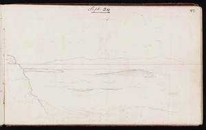 Mantell, Walter Baldock Durrant, 1820-1895 :Mouth of Taumata. 24 Sep [1848]