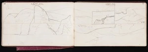 Mantell, Walter Baldock Durrant, 1820-1895 :[Rocky cliffs, Banks Peninsula] Sep 22 [1848]