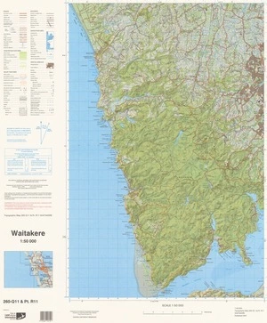 Waitakere / National Topographic/Hydrographic Authority of Land Information New Zealand.