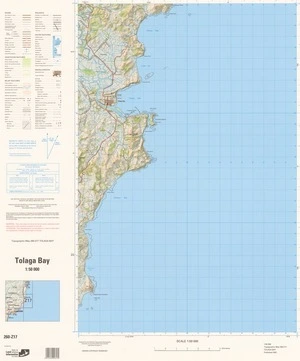 Tolaga Bay / National Topographic/Hydrographic Authority of Land Information New Zealand.