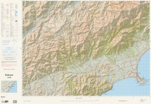 Kaikoura / National Topographic/Hydrographic Authority of Land Information New Zealand.