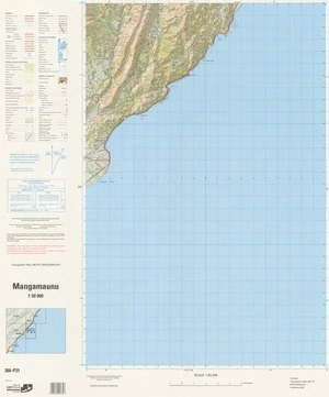 Mangamaunu / National Topographic/Hydrographic Authority of Land Information New Zealand.