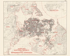 ... electoral districts as defined by Representation Commission, May 1962.