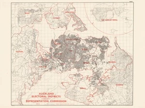 ... electoral districts as proposed by Representation Commission, Feb 1962.