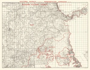 Electoral districts as proposed by Representation Commission, June 1967.