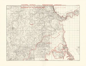 Electoral districts as defined by the Representation Commission, September 1967.