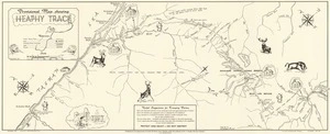 Provisional map showing Heaphy Track / drawn by D.A. MacMorland and B. jewell.