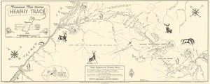 Provisional map showing Heaphy Track.