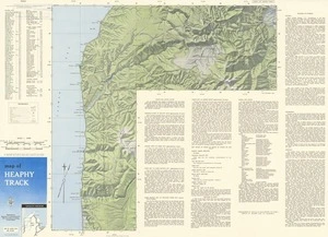 Map of Heaphy Track.