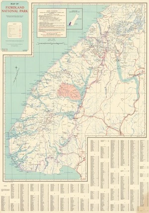 Map of Fiordland National Park / J.G. Smith, Dec. 1955.