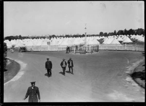 Relief camp in Nelson Park, Napier, after the 1931 earthquake