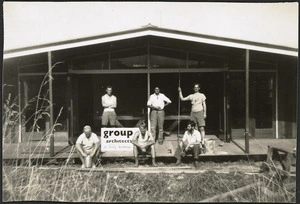 Group Architects outside Second House, Auckland