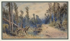 Hodgkins, William Mathew, 1839-1898 :In Peel Forest. [1882?]