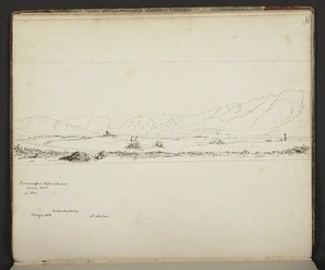 Mantell, Walter Baldock Durrant, 1820-1895 :From camp at Otemakura looking west. 15 Dec [1852]