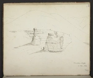 Mantell, Walter Baldock Durrant, 1820-1895 :Crinoline cliffs. 19 Dec 1852.