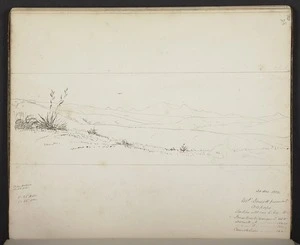 Mantell, Walter Baldock Durrant 1820-1895 :Mt Domett from nr. Otepopo. 30 Dec. 1852.