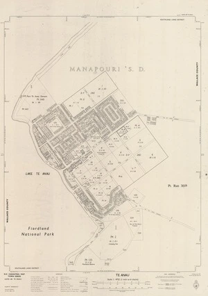 Te Anau [electronic resource] / drawn by P.M. Faul.