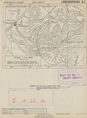 Landsborough, N.Z. / map drawn by Min. of Works, N.Z., compiled by Lands and Survey Dept.