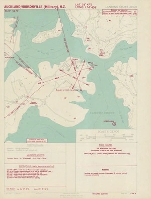 Auckland Hobsonville (Military), N.Z. / drawn by Lands & Survey Dept. N.Z.