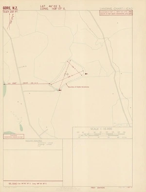 Gore, N.Z. / drawn by Lands and Survey Dept., N.Z.
