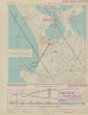 Rangaunu Bay airfield (water), N.Z. / drawn by Lands & Survey Dept., N.Z.