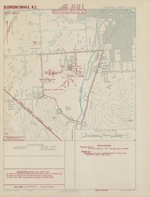 Blenheim/Omaka, N.Z. / drawn by Lands and Survey Dept., N.Z.