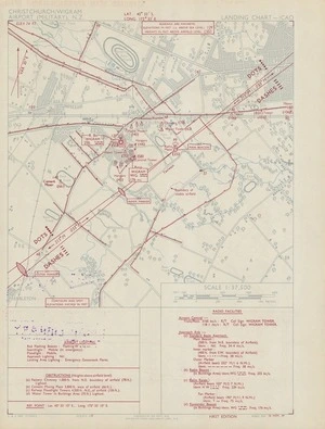 Christchurch/Wigram airport (military), N.Z. / drawn by Lands and Survey Dept., N.Z.