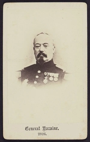 Photographer unknown :Portrait of General Bazaine