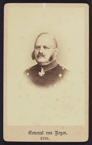 Photographer unknown :Portrait of General von Beyer