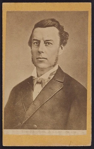 Russell & Sons (London) fl 1880s :Portrait of the Hon J Chamberlain