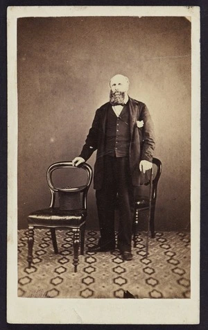 Photographer unknown :Portrait of Alfred Domett 1811-1887