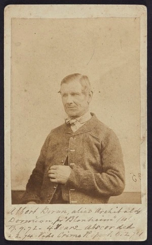 Photographer unknown :Portrait of Albert Doran alias Archibald Dormian