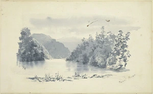 Holmes, Katherine McLean, 1849-1925 :Taieri River from Bulls Creek. [1872]