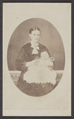 Photographer unknown :Portrait of Mrs Bull
