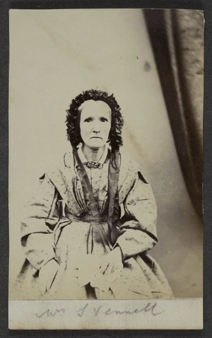 Photographer unknown :Portrait of Mrs S Vennell