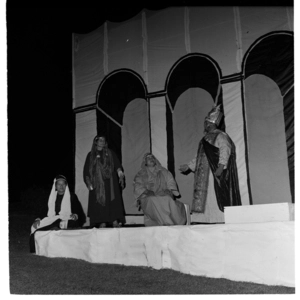 Scenes taken at a Passion play with an all Maori cast, Hastings