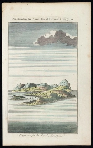Artist unknown: An Island in the South Sea discovered in 1597. Engraved for the Royal Magazine