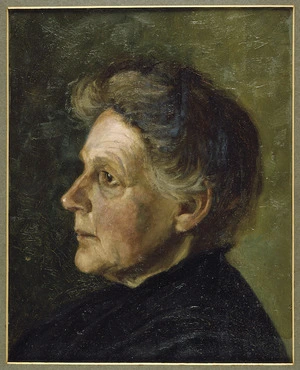 Portrait of Elizabeth Parsons painted by J H W Parsons