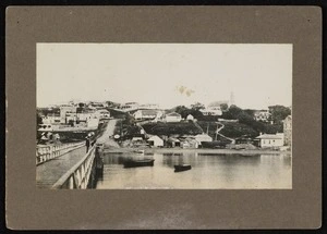 Creator unknown :Photograph of Auckland from Wynyard Pier