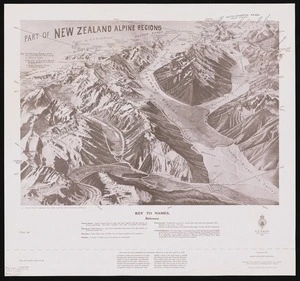 Part of New Zealand alpine regions / drawn by B.A. Broadhead ; A.J. Wicks, chief draughtsman, Head Office, Land and Survey, Department, Wellington.