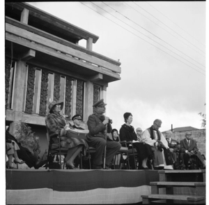 Unveiling Maori Battalion National War Memorial Community Hall, Palmerston North