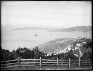 Thorndon, and Wellington Harbour