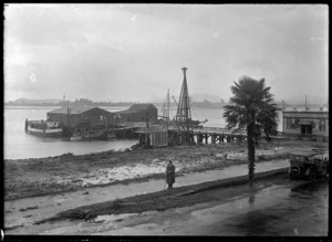Wharf at Tauranga, 1924