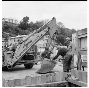 Wellington area, road workers; and tourist flats, Pinewood, Johnsonville