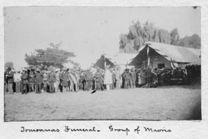 People at the tangihana of Henare Tomoana