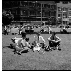 Lunchtime around Civic Square, 1970