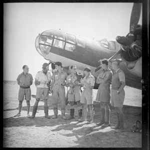 International members of a Royal Air Force bomber squadron, Western Desert, during World War II
