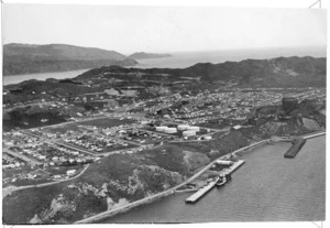 Aerial view of Miramar Peninsula, Wellington