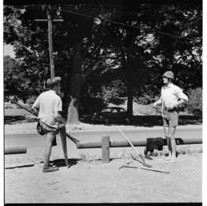 Christchurch, Hagley Park, lunchtime joggers, and, Christ's College, 1971.